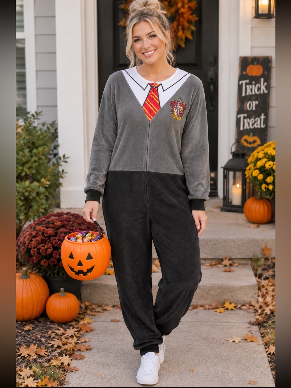 Harry Potter Gryffindor Onesie Halloween Costume. Size XL (16/18).